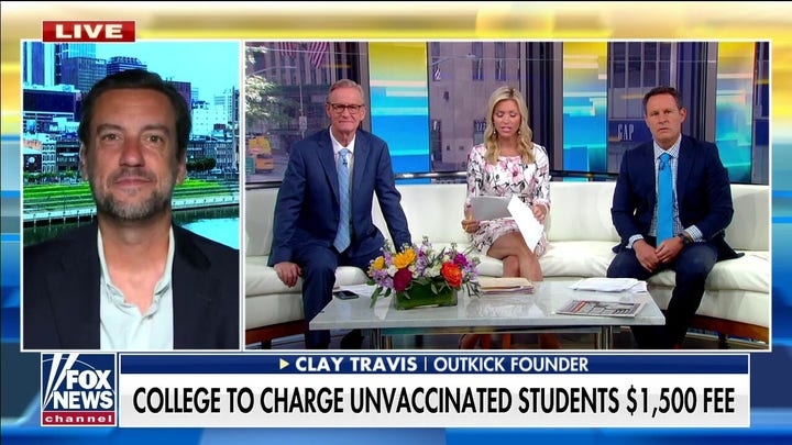 Clay Travis: Tennessee Rhodes College charging unvaccinated students 1,500 fee is ‘absurd’