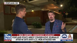 Portland police arrest conservative journalist after attack by anti-ICE mob