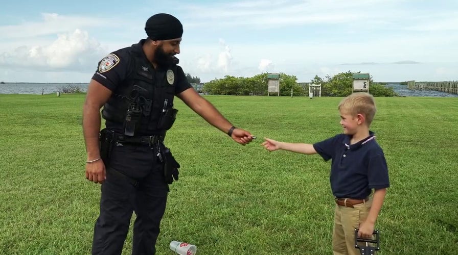Caught Doing the Right Thing coins from small town PD reward local kids: 'That's awesome'