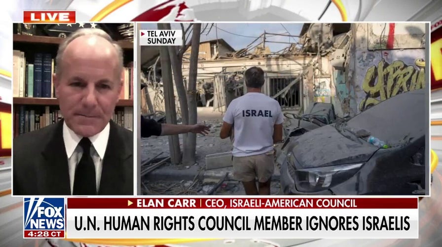 UN Human Rights Council member ignores Israelis while addressing war