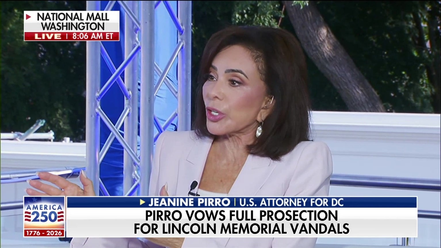 Jeanine Pirro vows full prosecution for Reflecting Pool vandals