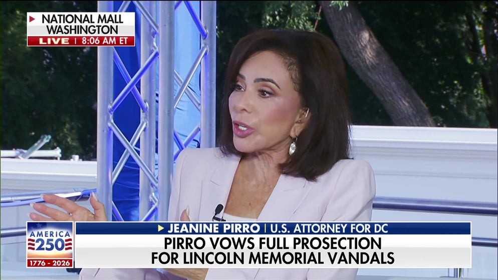 Jeanine Pirro vows full prosecution for Reflecting Pool vandals