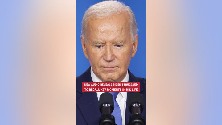 New audio reveals Biden struggled to recall key moments in his life