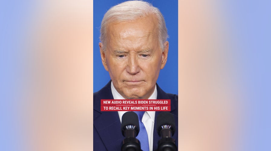 New audio reveals Biden struggled to recall key moments in his life