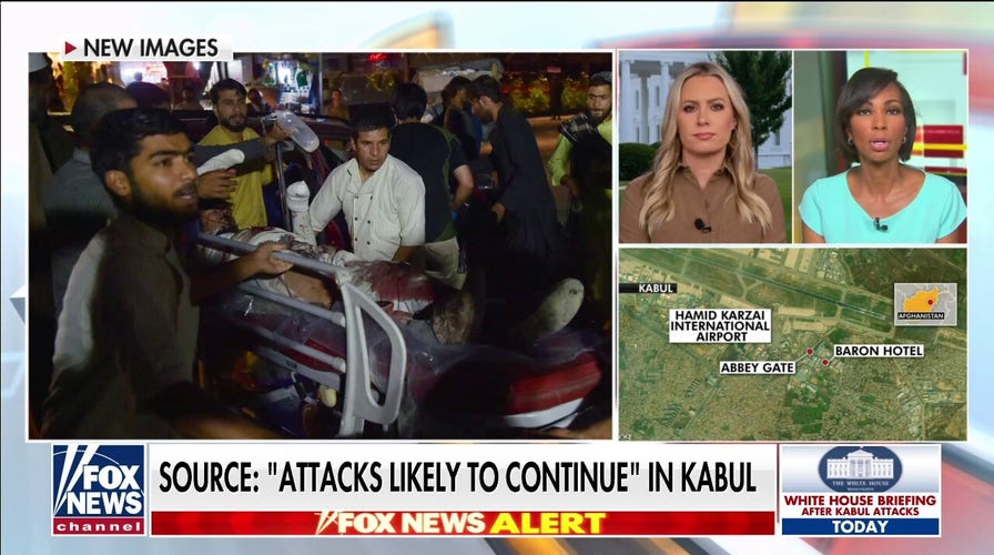 Harris Faulkner reacts to pictures from Kabul attack