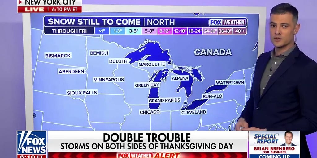Significant snowstorms Thanksgiving week could impact tens of millions