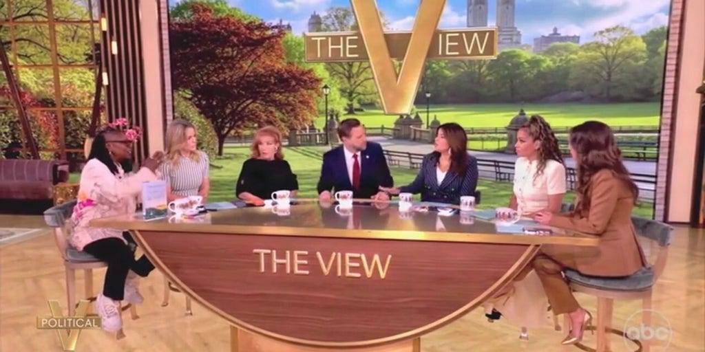 Whoopi Goldberg unloads on fellow co-host as she tries to break for commercial during Vance interview