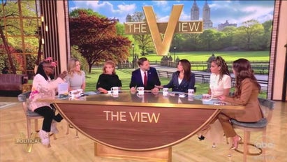 Whoopi Goldberg unloads on fellow co-host as she tries to break for commercial during Vance interview