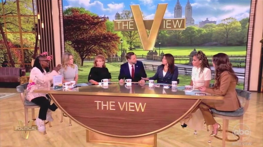 Whoopi Goldberg unloads on fellow co-host as she tries to break for commercial during Vance interview