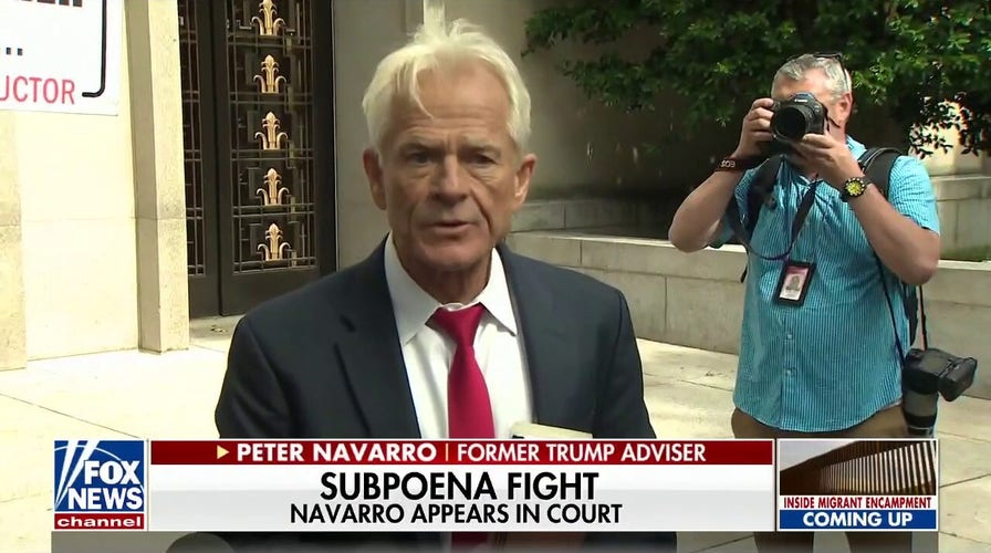 Former Trump aide Navarro pushes back against Jan 6 committee