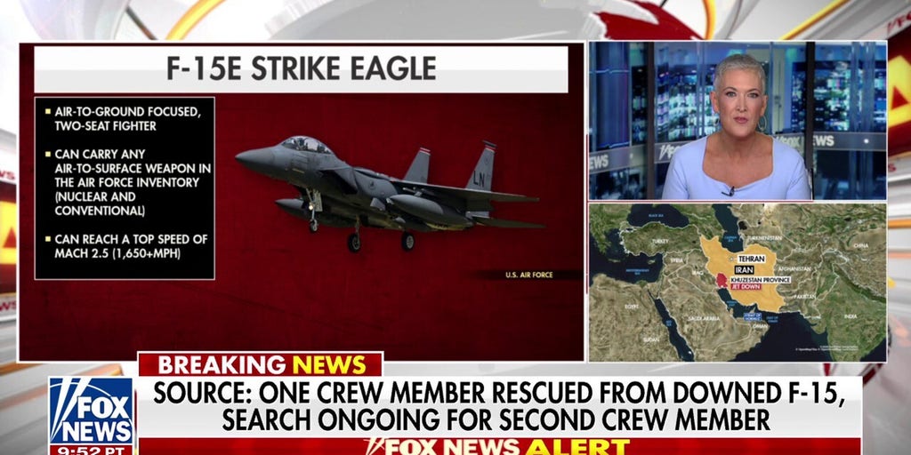 BREAKING: One pilot rescued from downed F-15