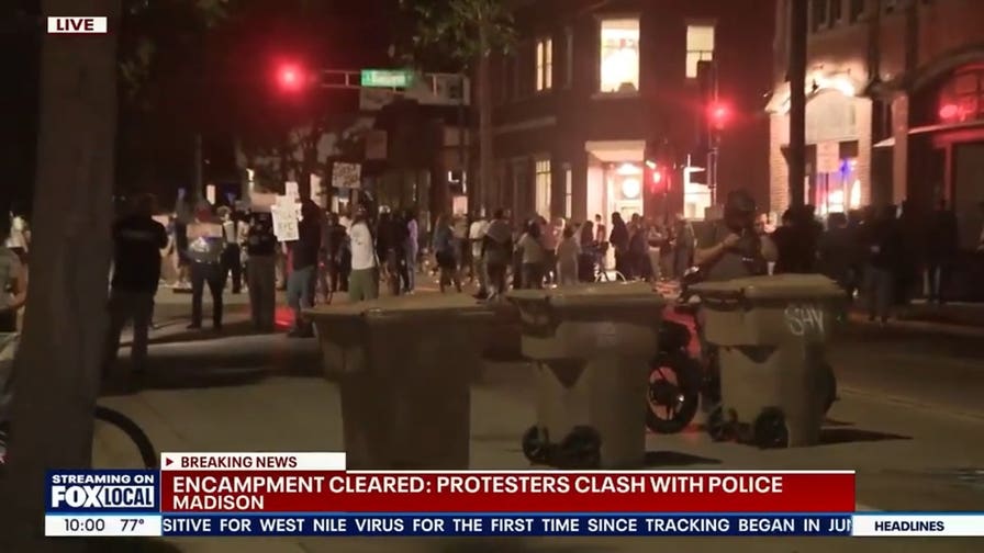 Madison, Wisconsin police clear encampment protesting deadly police shooting