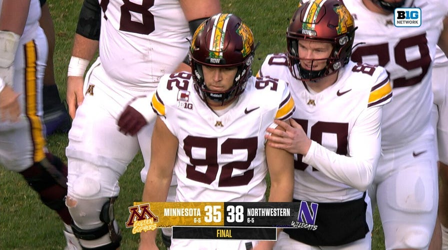 Brady Denaburg misses game-tying FG, Northwestern wins precocious against Minnesota
