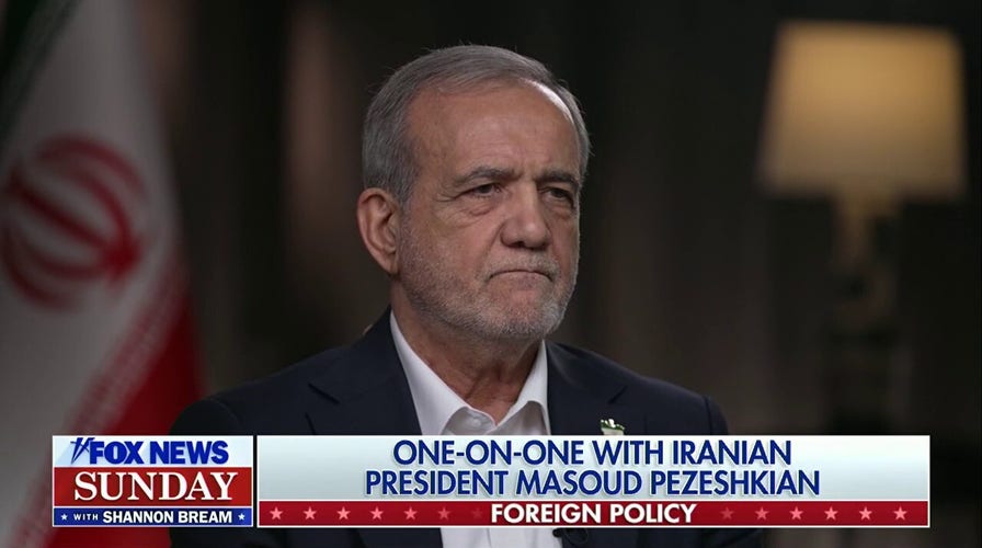 Iranian president pressed on motivations behind uranium enrichment leading up to US strikes