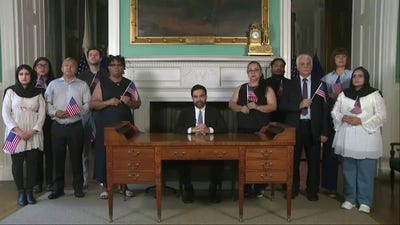 Mamdani slams ICE agents, 'arena of supremacy' in immigration-themed America 250 speech