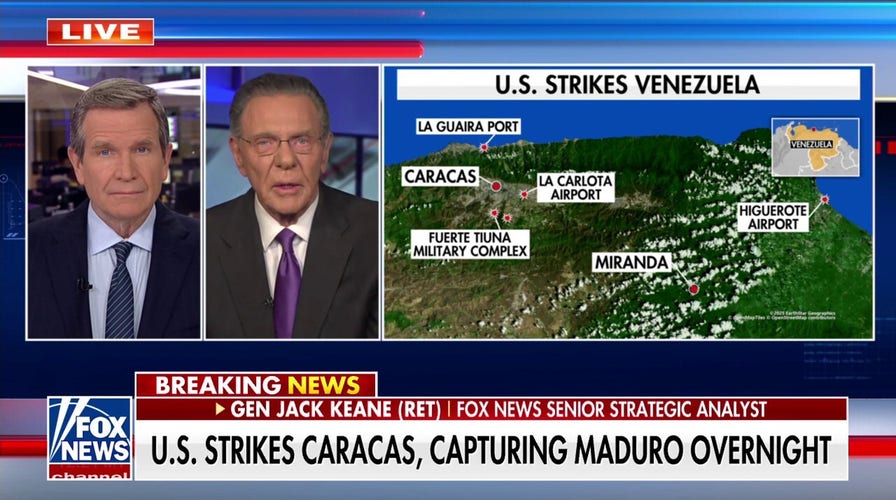 Gen. Keane breaks down the operation to capture Maduro