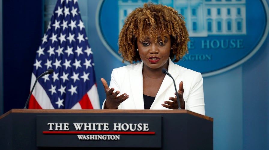 WATCH LIVE: KJP speaks for the first time from the White House since Biden is forced out of race