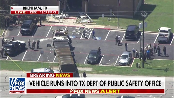 Vehicle crashes into Texas DPS building