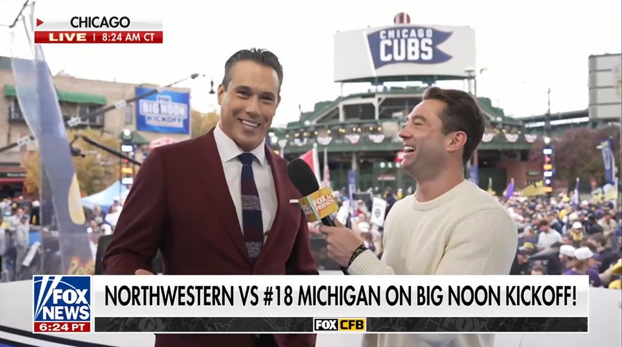 Fox Sports analyst Brady Quinn talks Michigan vs Northwestern at Wrigley Field