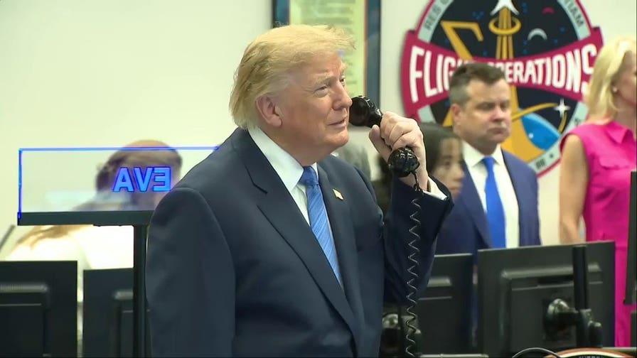 Trump speaks with astronauts aboard International Space Station
