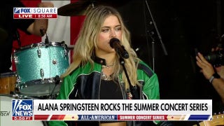 Alana Springsteen performs at the All-American Summer Concert Series - Fox News