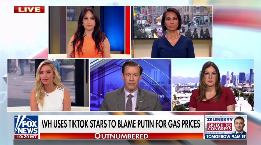 'Outnumbered' on White House using Tik Tok influencers to blame Putin for gas prices