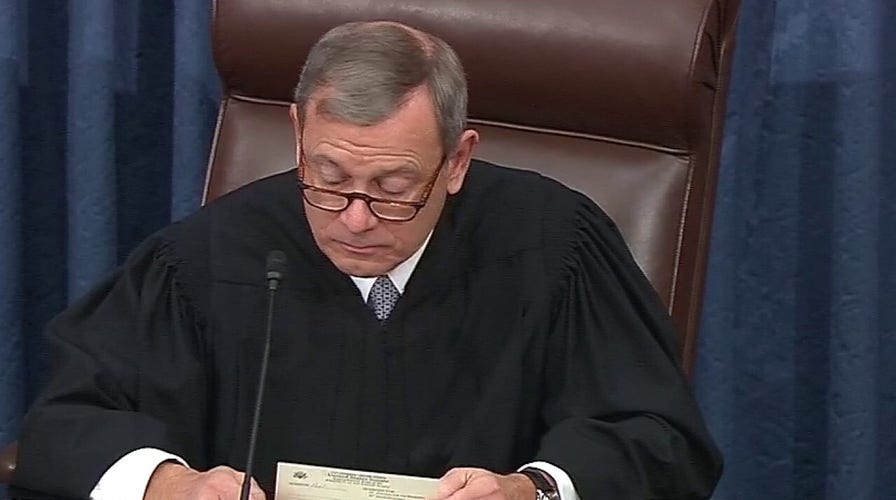 Chief Justice John Roberts declines to read impeachment question from Sen. Rand Paul