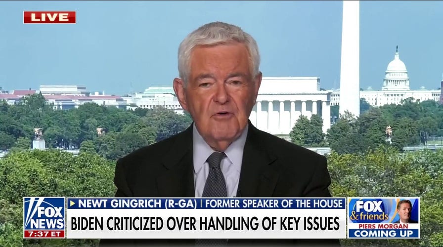 Gingrich slams Biden for being 'out to lunch' over Jimmy Kimmel appearance amid economic woes
