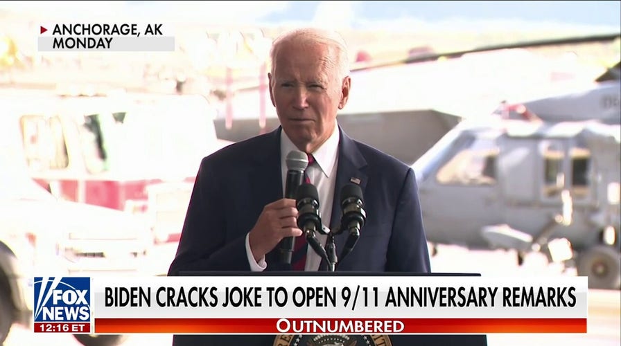 Biden cracks 'odd' joke, makes misleading claim in 9/11 remarks