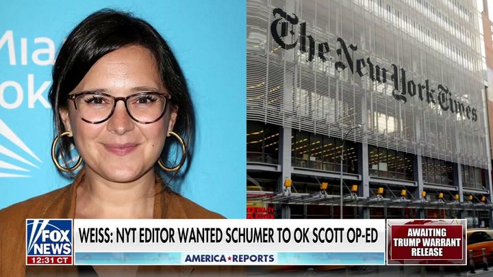 Kurtz: Bari Weiss' claim makes NYT look like 'wholly owned subsidiary' of Dems