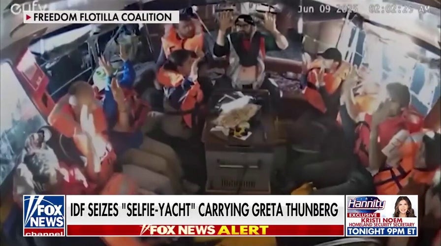 Israel intercepts 'selfie yacht' carrying Greta Thunberg and activists