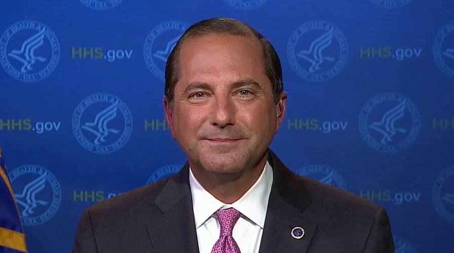Secretary Azar on religious exemption for contraception coverage, surge in COVID cases, push to reopen schools