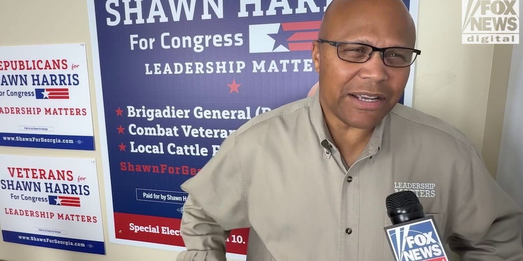 Democratic congressional candidate Shawn Harris, who’s running to fill Marjorie Taylor Green’s former seat, says ‘I’m not tied to my party’