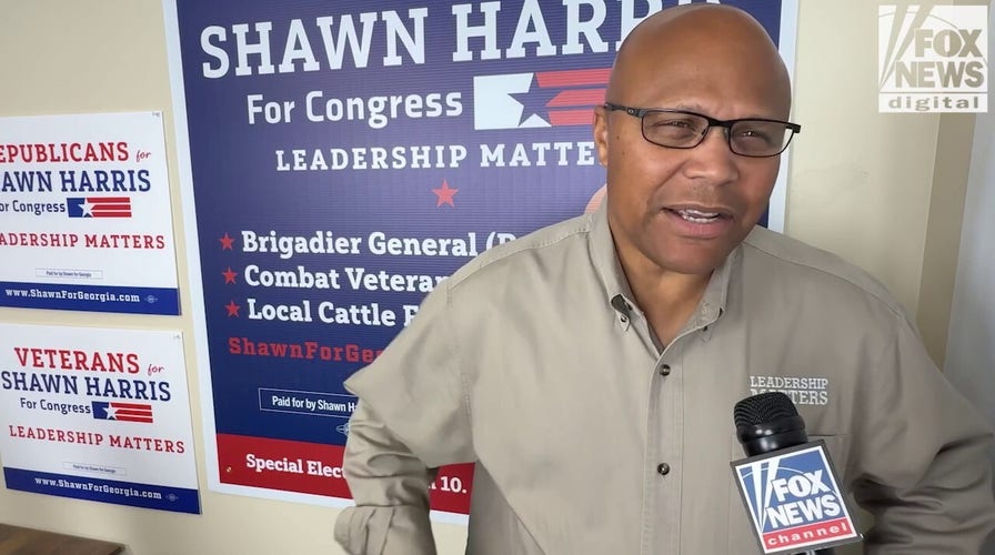 Democratic congressional candidate Shawn Harris, who’s running to fill Marjorie Taylor Green’s former seat, says ‘I’m not tied to my party’