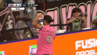 Luis Suárez completes hat trick vs. Philadelphia to give Miami 5-4 lead