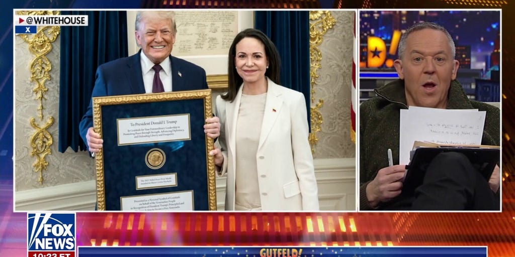 Gutfeld: Trump receives a Nobel Peace Prize— from someone else...