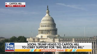 Trump heads to Capitol Hill to rally support for his 'big, beautiful bill'
