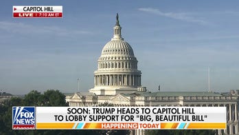 Trump heads to Capitol Hill to rally support for his 'big, beautiful bill'