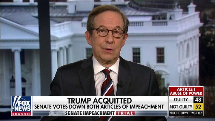 Chris Wallace: Impeachment ends with Trump 'better off' politically