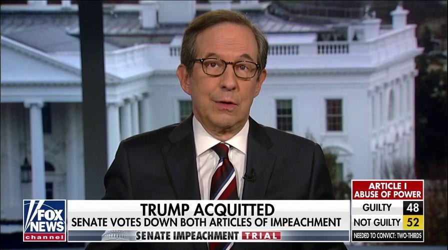 Chris Wallace: Impeachment ends with Trump 'better off' politically
