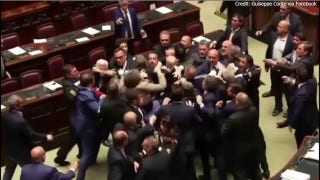 Brawl erupts in Italian parliament - Fox News