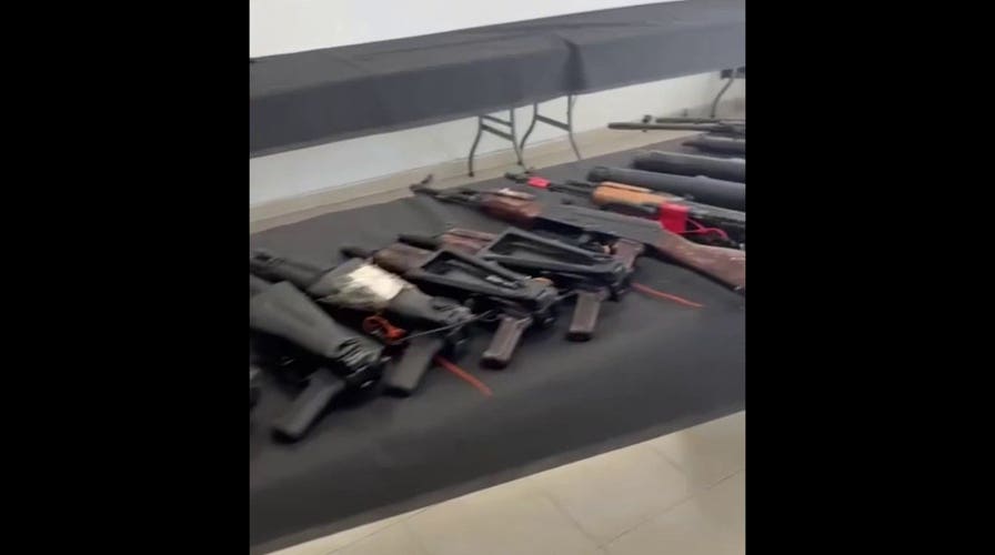 Inside IDF base housing vast arsenal seized from Hamas, Hezbollah