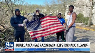 Future Razorback Quincy Rhodes Jr. helps with cleanup after tornado hits hometown - Fox News