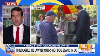 Furloughed IRS lawyer lives out childhood dream with hot dog stand