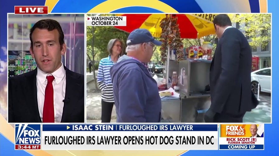 Furloughed IRS lawyer lives out childhood dream with hot dog stand