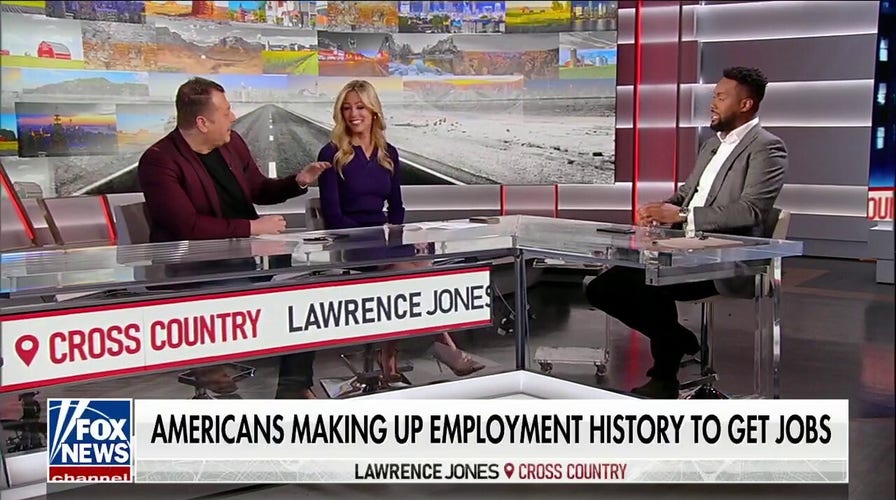 Jimmy talks about why Americans are lying during job interviews on 'Lawrence Jones Cross Country'