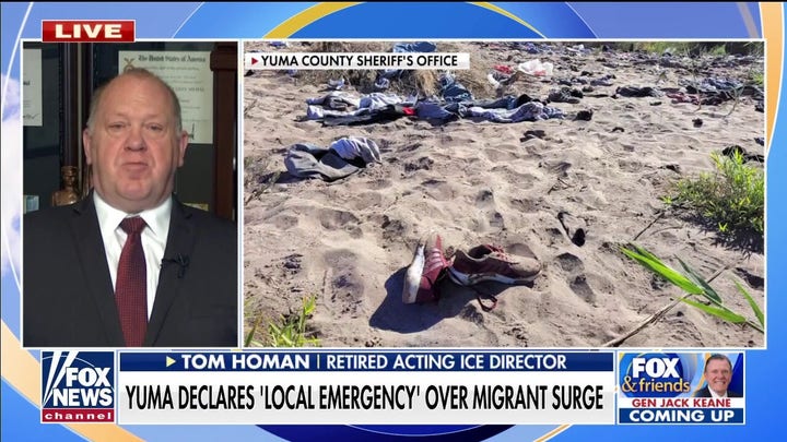 Yuma, Arizona declares 'local emergency' over migrant surge