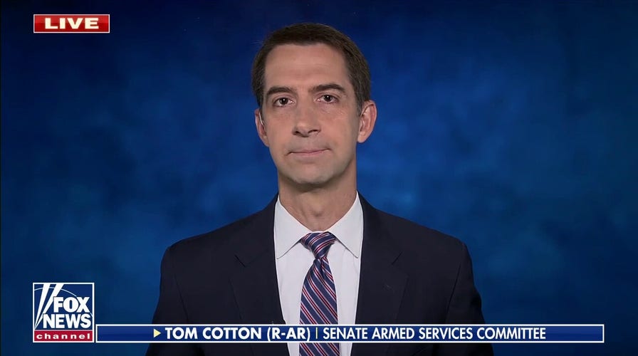 Sen. Cotton speaks on Taliban executions, Iran nuclear talks, Biden's border crisis