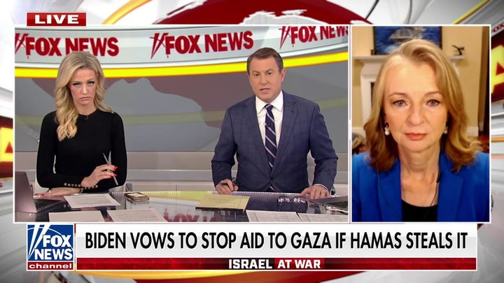 Dr. Rebecca Grant on Biden announcing Gaza aid: 'No way to guarantee' it isn't stolen by Hamas 