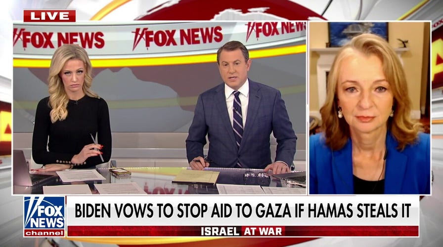 Dr. Rebecca Grant on Biden announcing Gaza aid: 'No way to guarantee' it isn't stolen by Hamas 